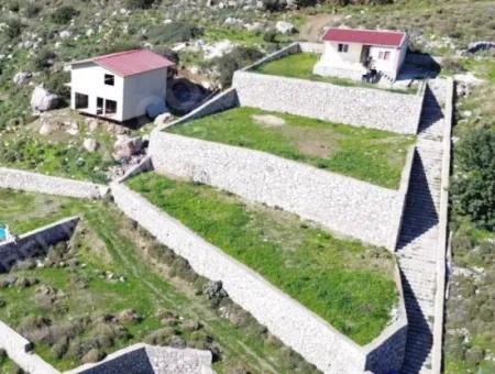 2100M2 Vorgefertigtes Dorfhaus Mit Meerblick Zum Verkauf Im Dorf Söğüt, Marmaris