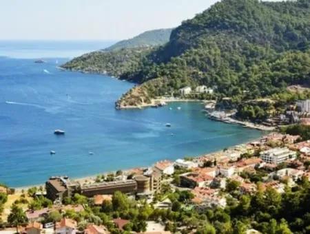 3200M2 Land With Sea View For Sale Suitable For The Construction Of 6 Villas In Turunc Bay In Marmaris