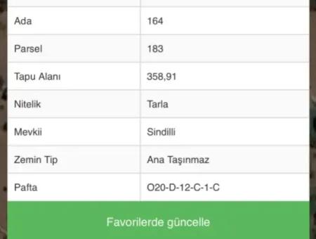 Marmaris Söğüt Köyünde Satılık Denize Yürüme Mesafesinde 350M2 Tarla